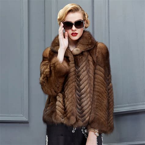 luxury real fur coats.